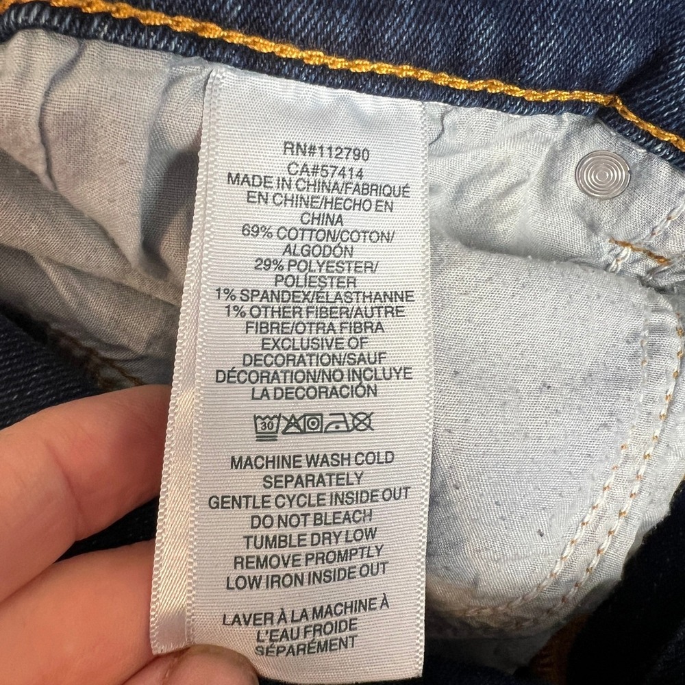 True Religion Geno Jeans Mens 32W Relaxed Slim Blue Wash‎ Denim Y2K Punk - Picture 12 of 13